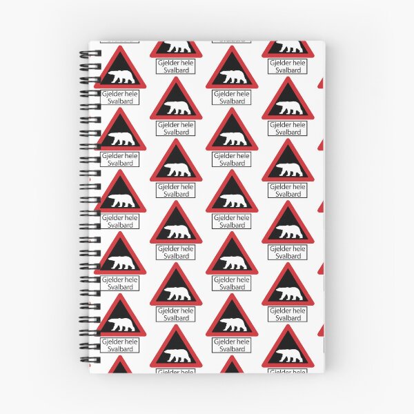 Item preview, Svalbard Polar Bears Warning Sign - Gjelder hele Svalbard designed and sold by szymontravels.