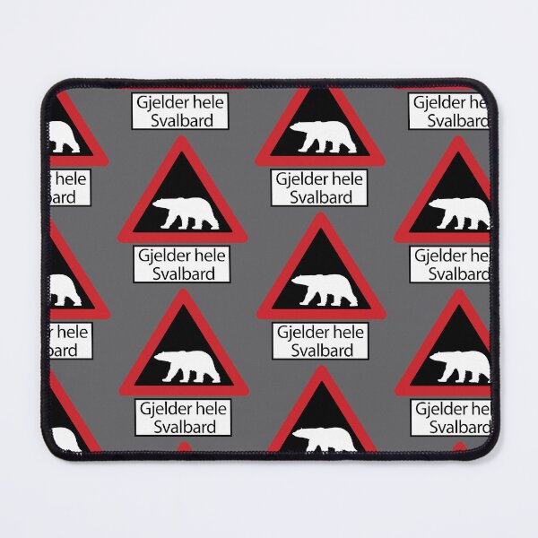 Item preview, Svalbard Polar Bears Warning Sign - Gjelder hele Svalbard designed and sold by szymontravels.
