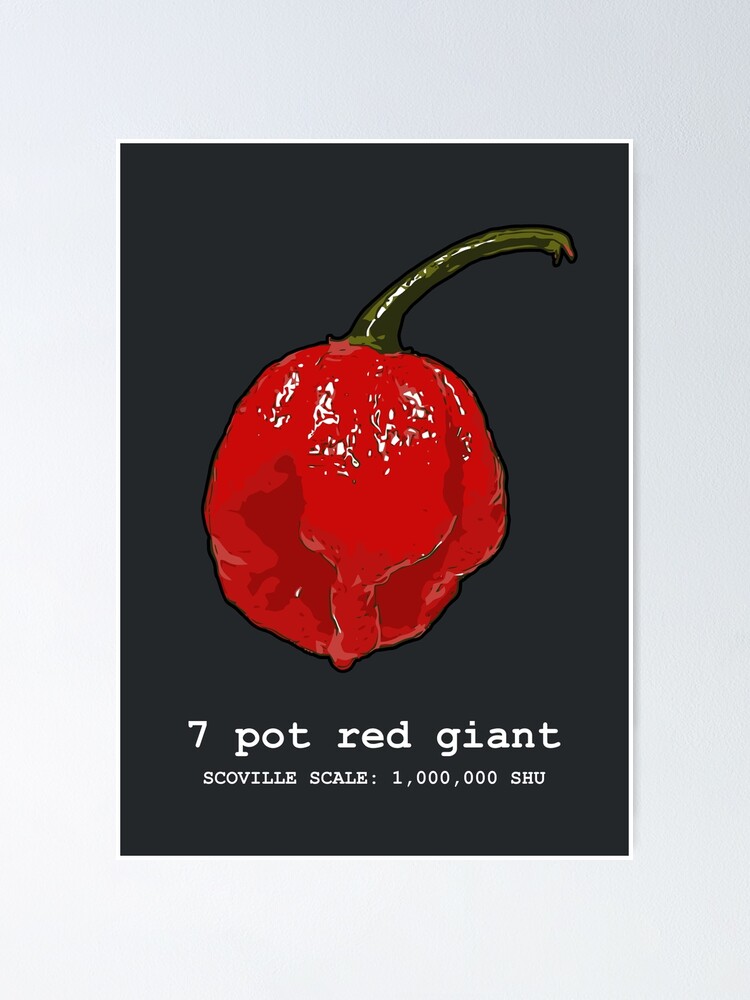 Thumbnail 1 von 3, Poster, 7 Topf Roter Riese designt und verkauft von 8thStreetDesign.