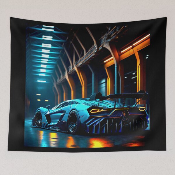 Item preview, Experience the Thrill: Jaw-Dropping Image of a Supercar designed and sold by Peter Kraaibeek | Generative Designs and Car Art.