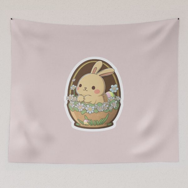 Artikelvorschau, Cute Chibi Easter Bunny entworfen und verkauft von RoboRembrandt.