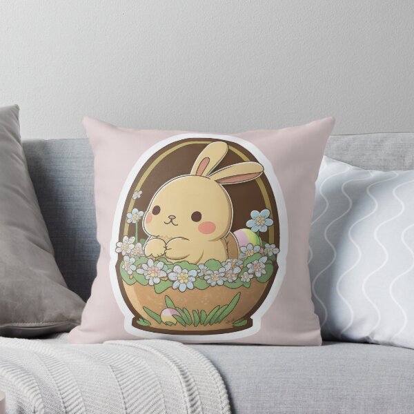 Item preview, Cute Chibi Easter Bunny designed and sold by RoboRembrandt.
