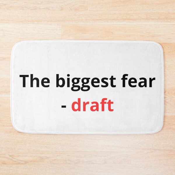 Item preview, The biggest fear - draft designed and sold by Dwarf7.