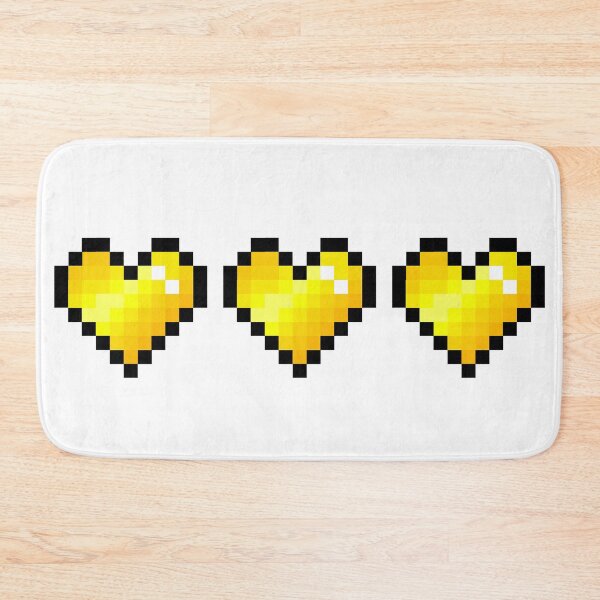 Item preview, Yellow Pixel Hearts designed and sold by Kawaii-Crafts.