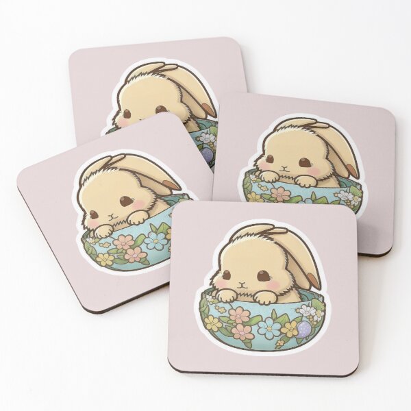 Item preview, Cute Chibi Easter Bunny designed and sold by RoboRembrandt.