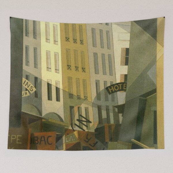 Item preview, Vibrant Cityscape with Diverse Architecture and Bustling Atmosphere designed and sold by SweetMySpot.