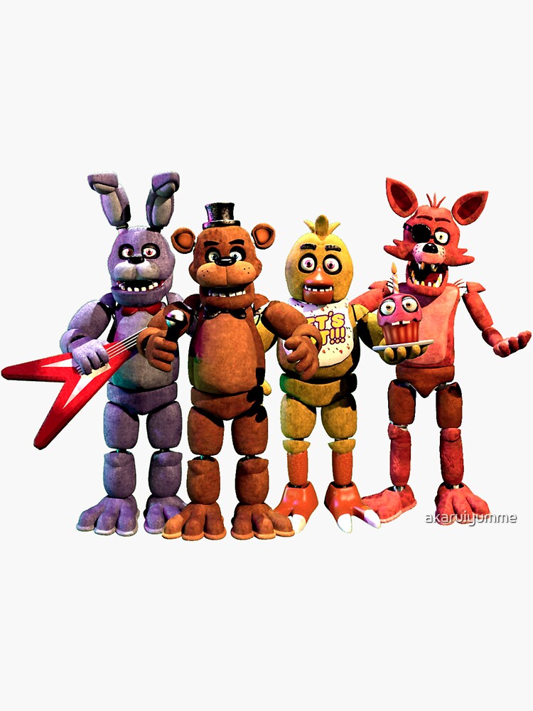 FNAF 2 Withered Animatronic Sticker Pack | Sticker