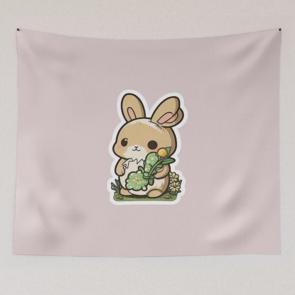 Artikelvorschau, Cute Chibi Easter Bunny entworfen und verkauft von RoboRembrandt.