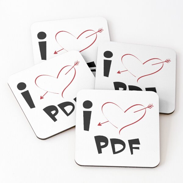 Item preview, I Love PDF  designed and sold by Sonatablue.