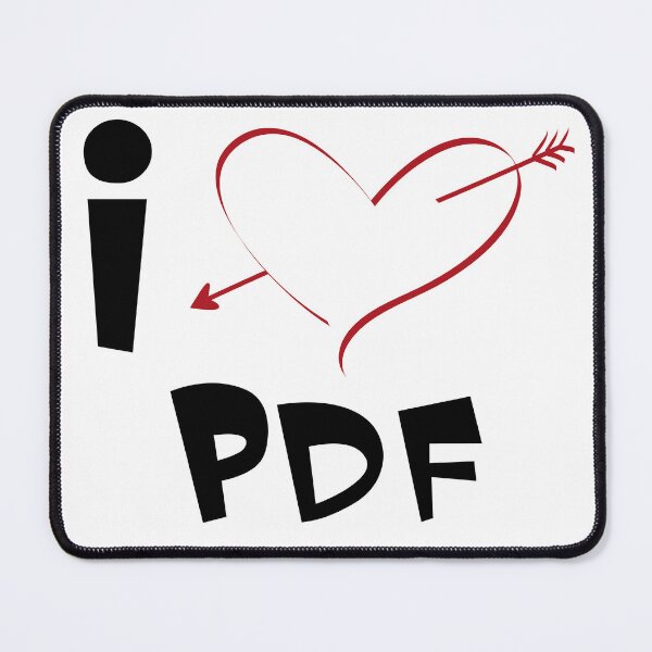 Item preview, I Love PDF  designed and sold by Sonatablue.