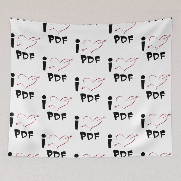 Item preview, I Love PDF  designed and sold by Sonatablue.