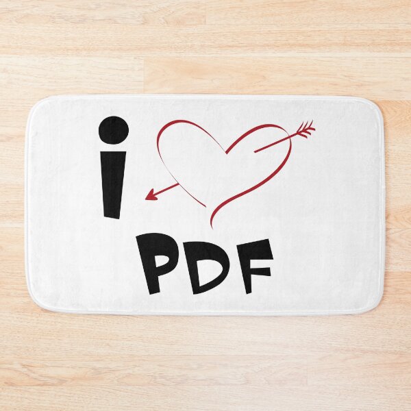 Item preview, I Love PDF  designed and sold by Sonatablue.