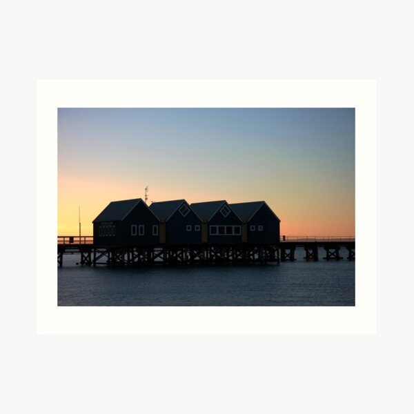 Busselton Sunset HDR Art Print