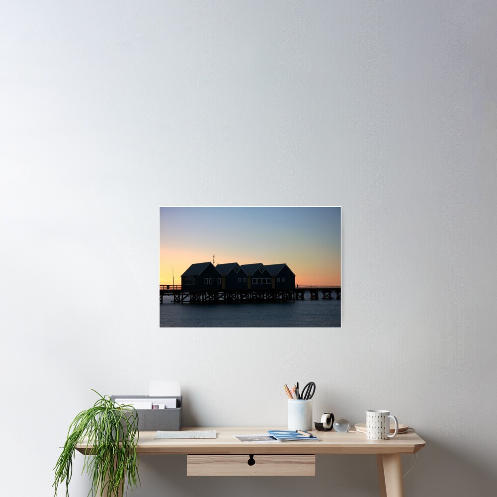 Busselton Sunset HDR Poster