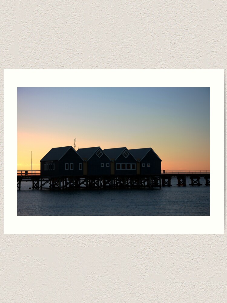 Alternate view of Busselton Sunset HDR Art Print