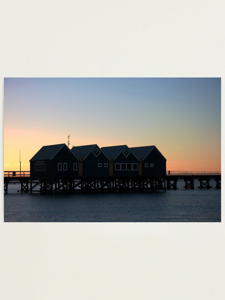 Alternate view of Busselton Sunset HDR Photographic Print