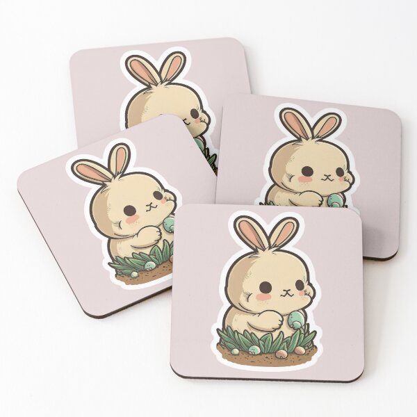 Item preview, Cute Chibi Easter Bunny designed and sold by RoboRembrandt.