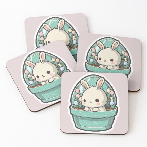Item preview, Cute Chibi Easter Bunny designed and sold by RoboRembrandt.