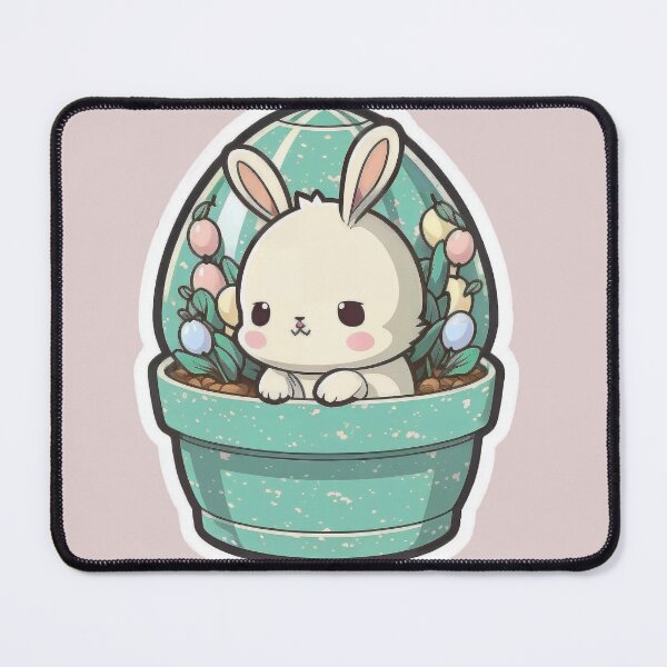 Item preview, Cute Chibi Easter Bunny designed and sold by RoboRembrandt.