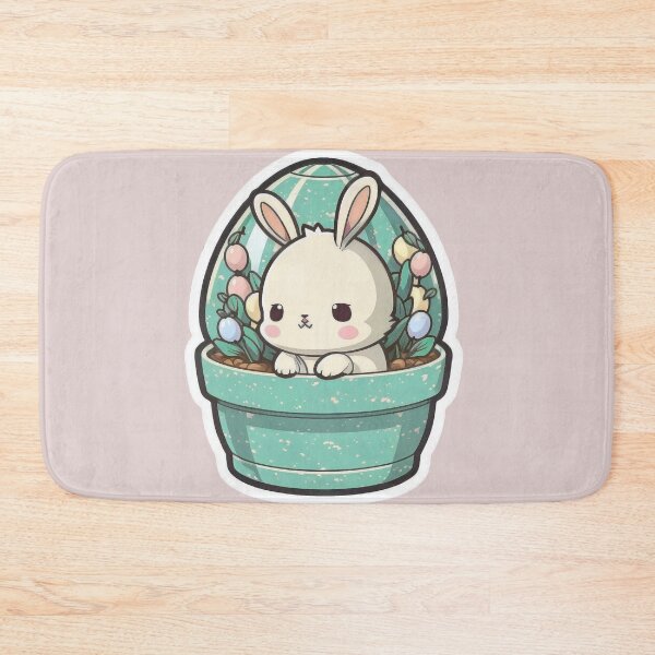 Artikelvorschau, Cute Chibi Easter Bunny entworfen und verkauft von RoboRembrandt.