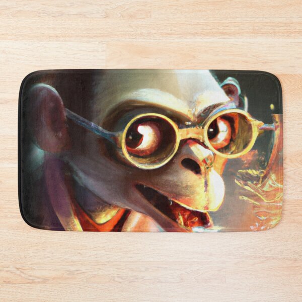 Item preview, Mad monkey scientist experimenting designed and sold by Perryfranken.