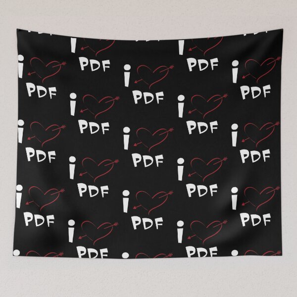 Item preview, I Love PDF Really designed and sold by Sonatablue.