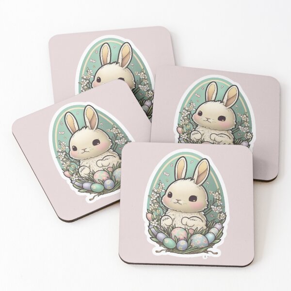 Item preview, Cute Chibi Easter Bunny designed and sold by RoboRembrandt.