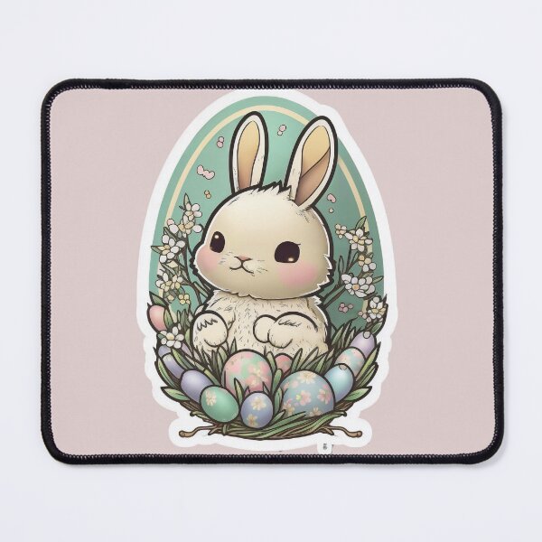 Item preview, Cute Chibi Easter Bunny designed and sold by RoboRembrandt.