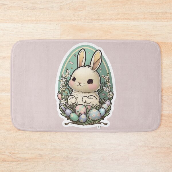 Artikelvorschau, Cute Chibi Easter Bunny entworfen und verkauft von RoboRembrandt.