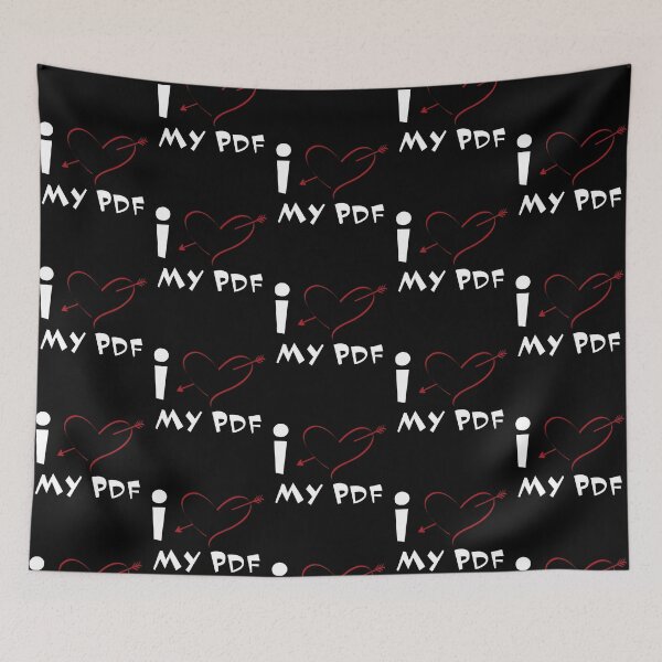 Item preview, I Love PDF Really I Love My PDF designed and sold by Sonatablue.