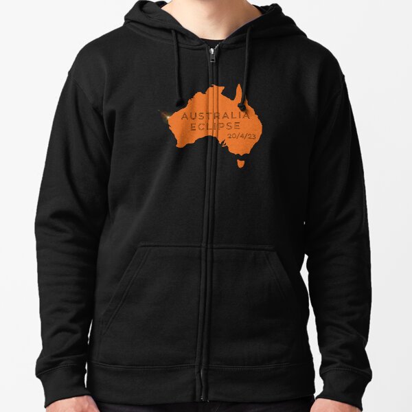 Item preview, T-Shirt about the Solar Eclipse in Australia, 20/4/23 designed and sold by Cosmos-as-Art.