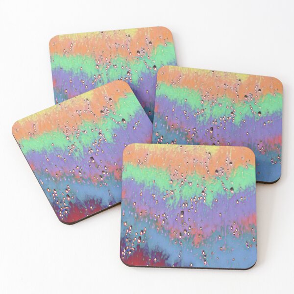 Item preview, Rainbow raindrops - in a rush of colors - photo design designed and sold by kikidu21.