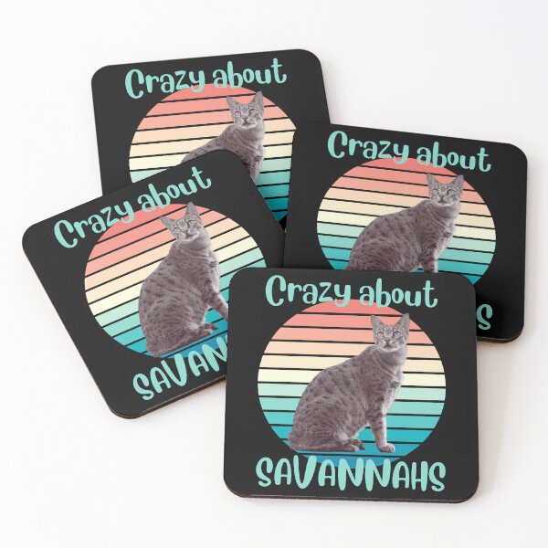 Item preview, Crazy About Savannah Cats designed and sold by BluePlanetMerch.