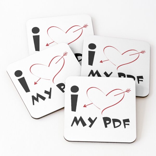 Item preview, I Love PDF And PDF To Word  designed and sold by Sonatablue.