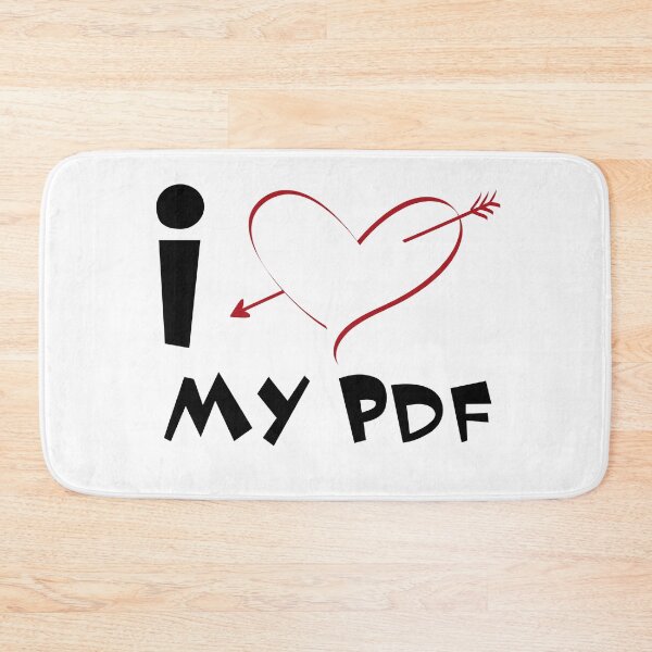 Item preview, I Love PDF And PDF To Word  designed and sold by Sonatablue.