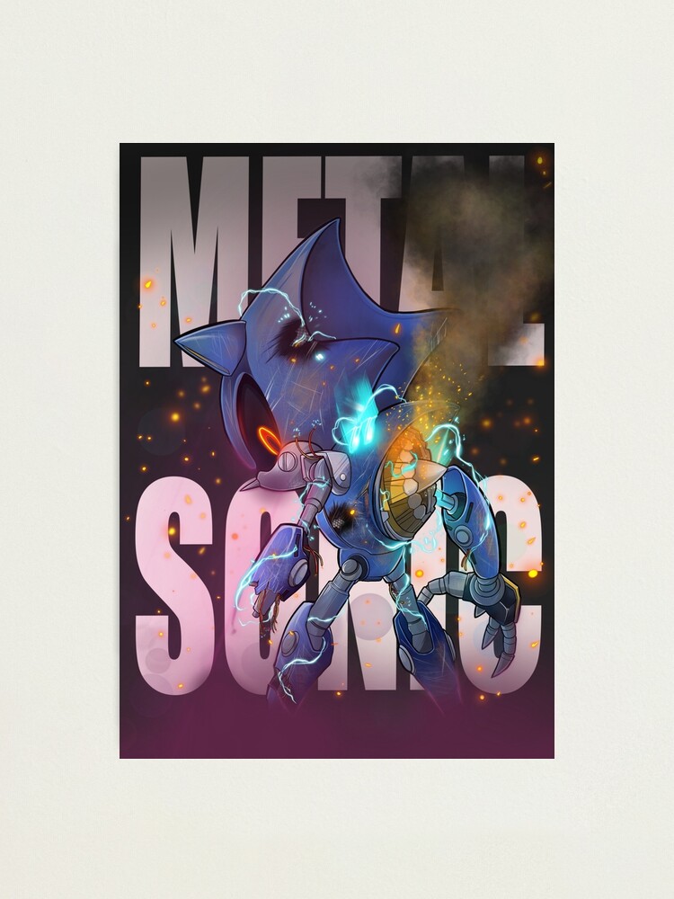 neo metal sonic art Art Board Print for Sale by danielroy4