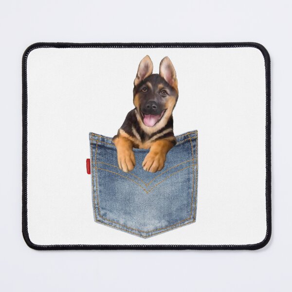 Item preview, German Shepard puppy in a pocket designed and sold by Janetlousart.