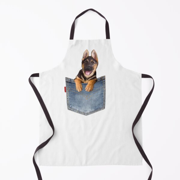 Item preview, German Shepard puppy in a pocket designed and sold by Janetlousart.