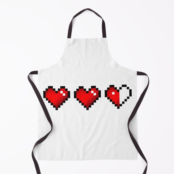 Item preview, Damaged Red Pixel Hearts designed and sold by Kawaii-Crafts.