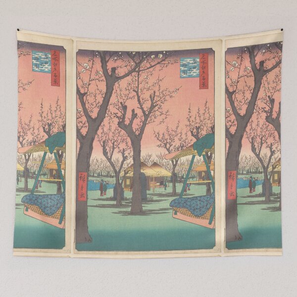 Item preview, Utagawa Hiroshige (1857) Plum Garden at Kamata designed and sold by TeeARTHY.