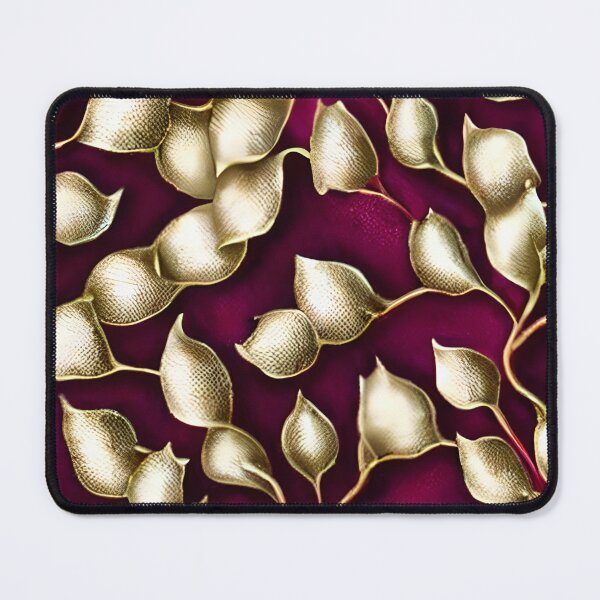 Item preview, Gold Rosebuds designed and sold by Poetic Patterns Studio.