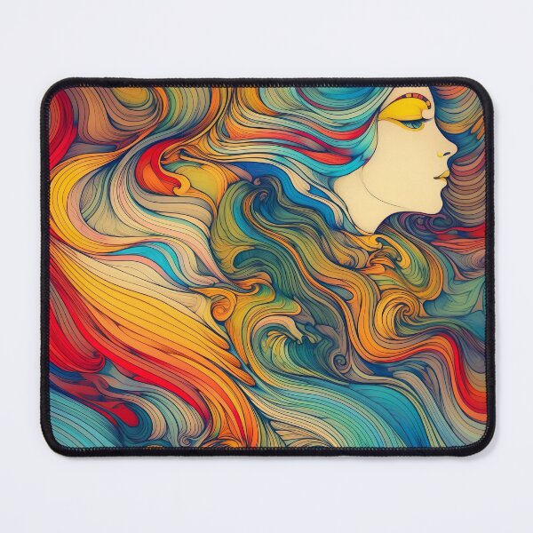 Item preview, Iridescent Illusion: A Hypnotic Surreal Portrait designed and sold by Toph Moses.