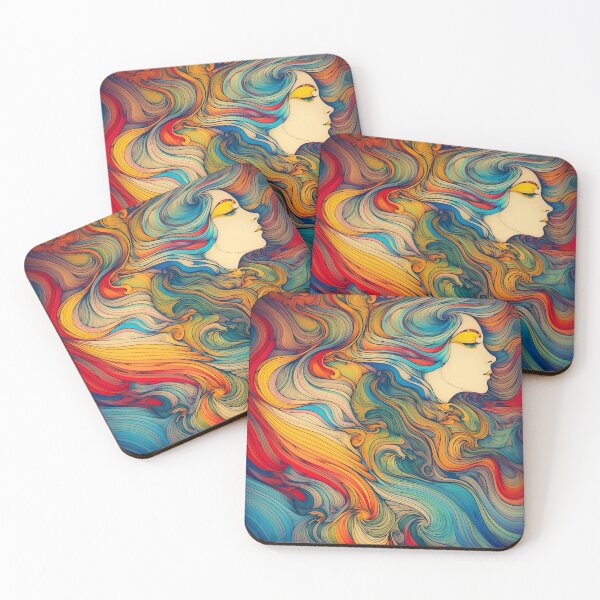 Item preview, Iridescent Illusion: A Hypnotic Surreal Portrait designed and sold by Toph Moses.