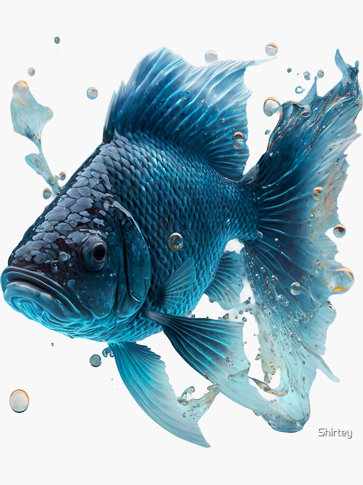 Realistic hand drawing and polygonal koi fish Vector Image