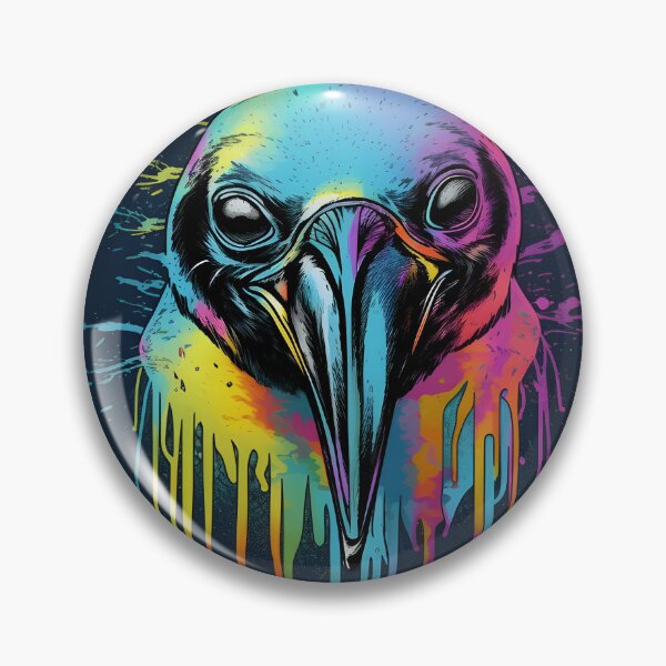 Item preview, Birds Head Trippy Psychadelic Dark Background designed and sold by PenguinRecipe.