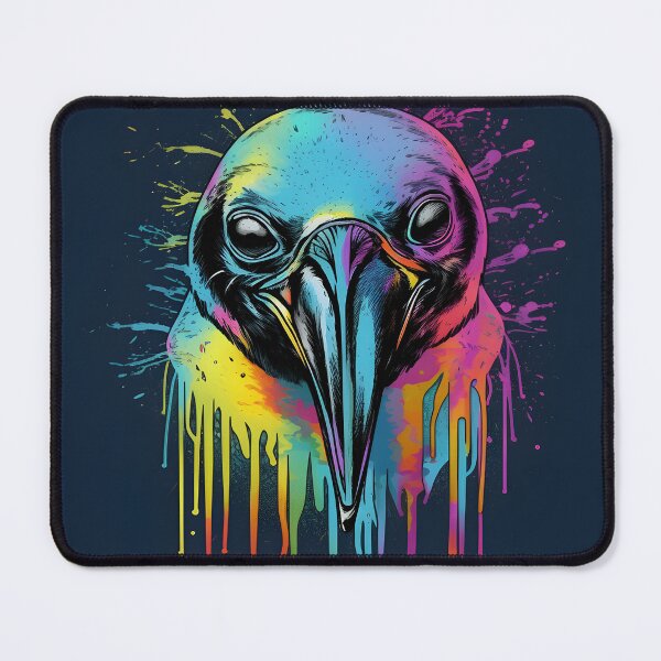 Item preview, Birds Head Trippy Psychadelic Dark Background designed and sold by PenguinRecipe.