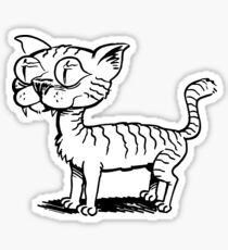Ugly Cat Sticker