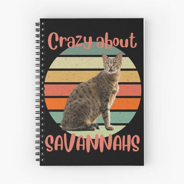 Item preview, Crazy About Savannah Cats designed and sold by BluePlanetMerch.