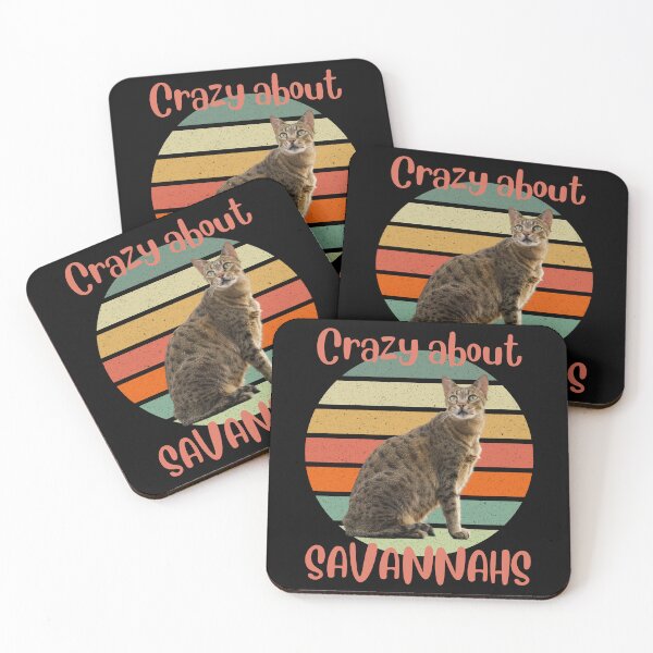 Item preview, Crazy About Savannah Cats designed and sold by BluePlanetMerch.
