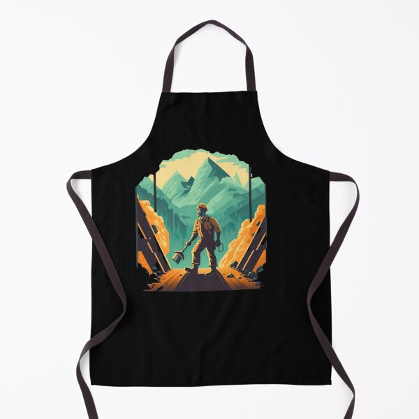 Item preview, Retro Miner With Shovel designed and sold by Shirtey.